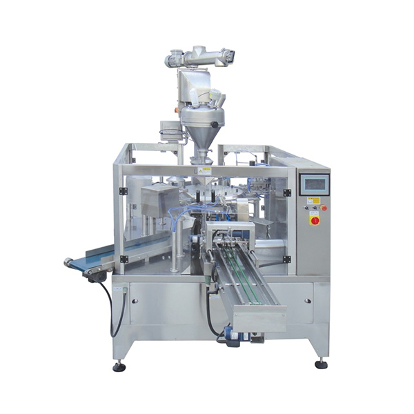 M&aacute;quina rotativa de envasado de polvo para bolsas prefabricadas RP8-200F