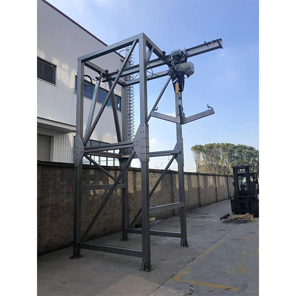 Машина разгрузки тоннажных мешков БУ-1000