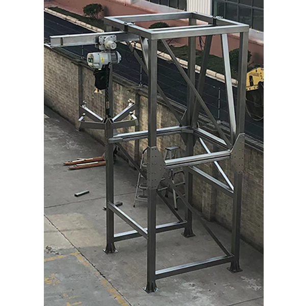 Машина разгрузки тоннажных мешков БУ-1000